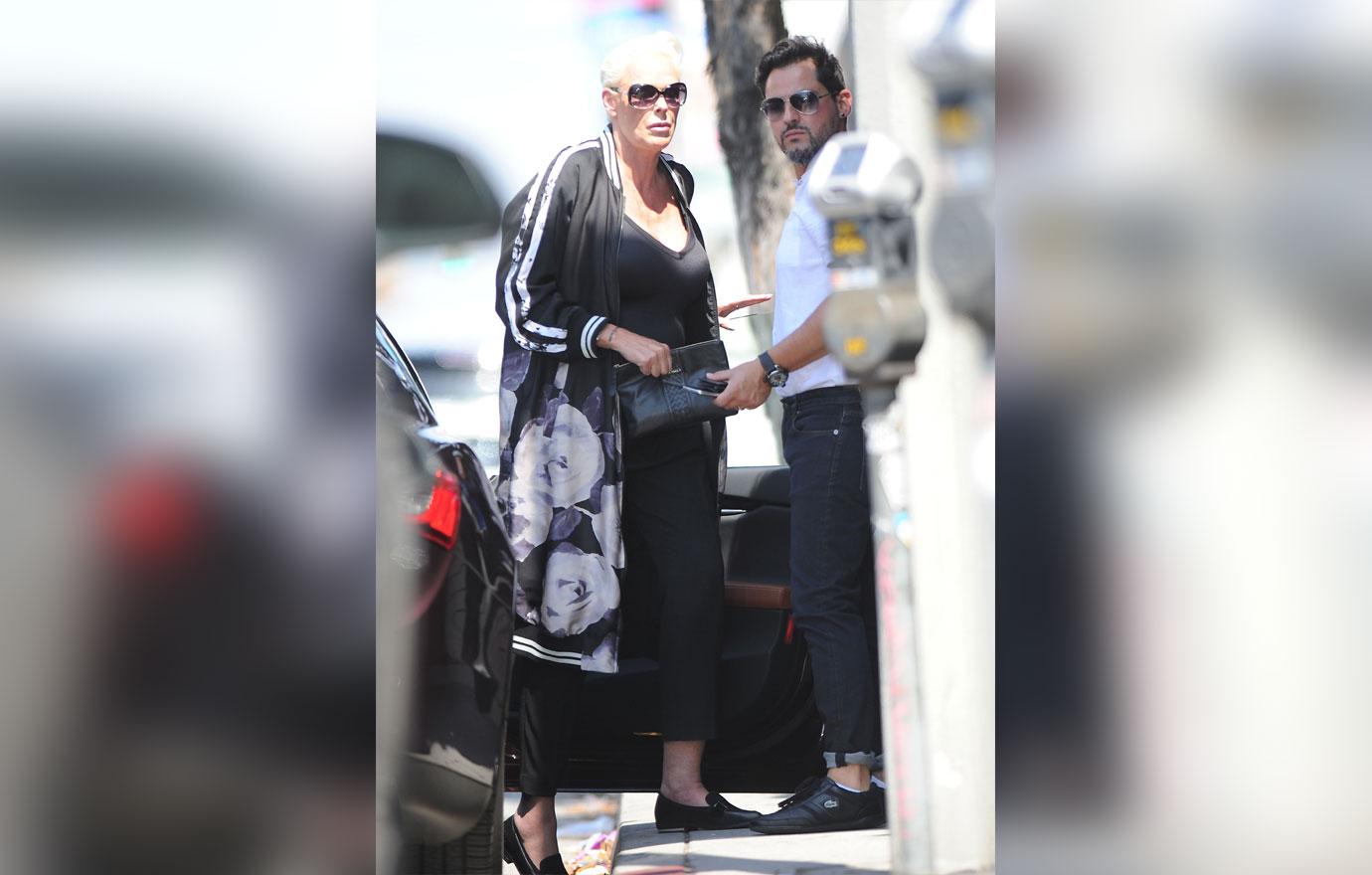 Brigitte Nielsen Pregnant Baby Bump Photos