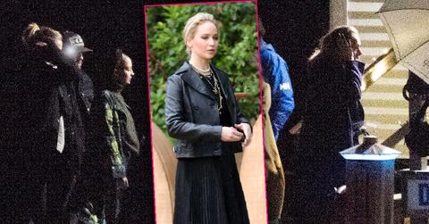 Friends Arrive For Jennifer Lawrence Wedding