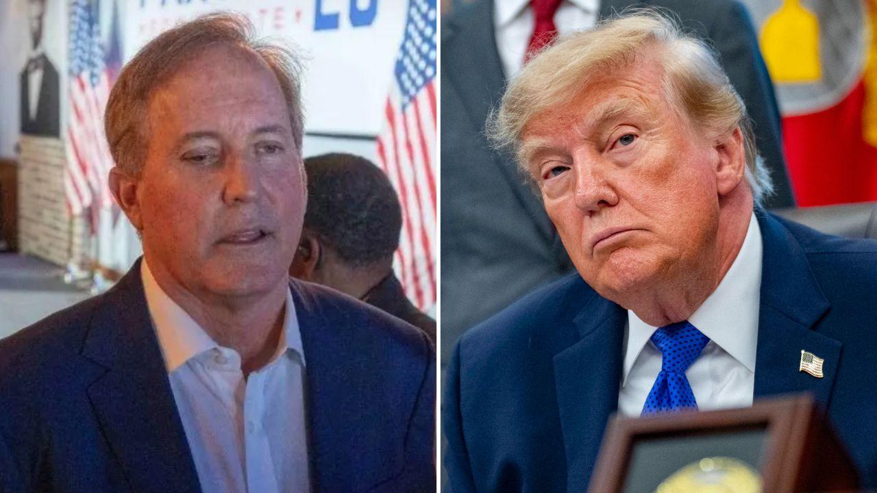 Photo of Ken Paxton, Donald Trump