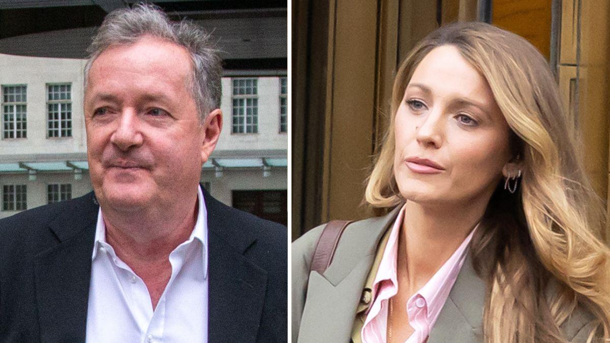 Photo of Piers Morgan and Blake Lively