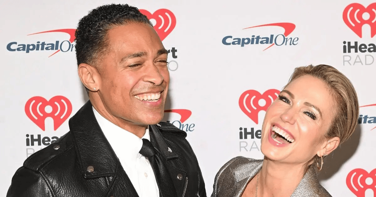 Photo of T.J. Holmes and Amy Robach