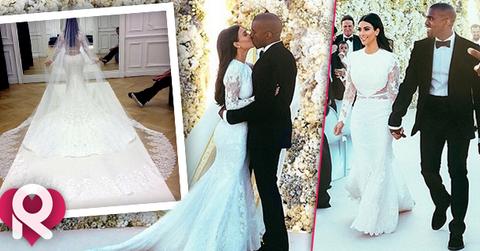 //kim kardashian kanye west wedding photos wide