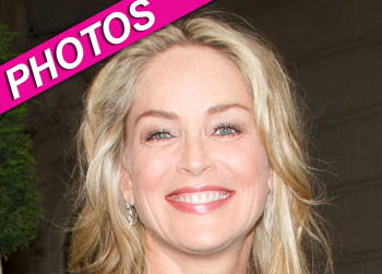 //sharon stone braless photos