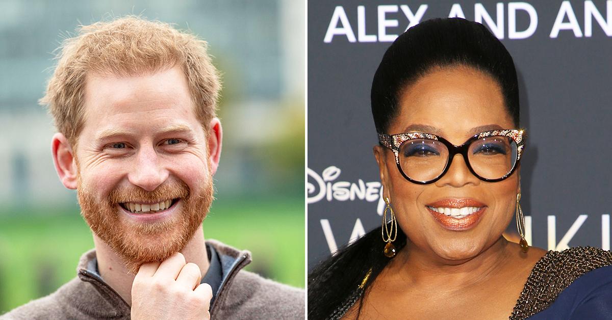 prince harry teams up with oprah meghan markle r