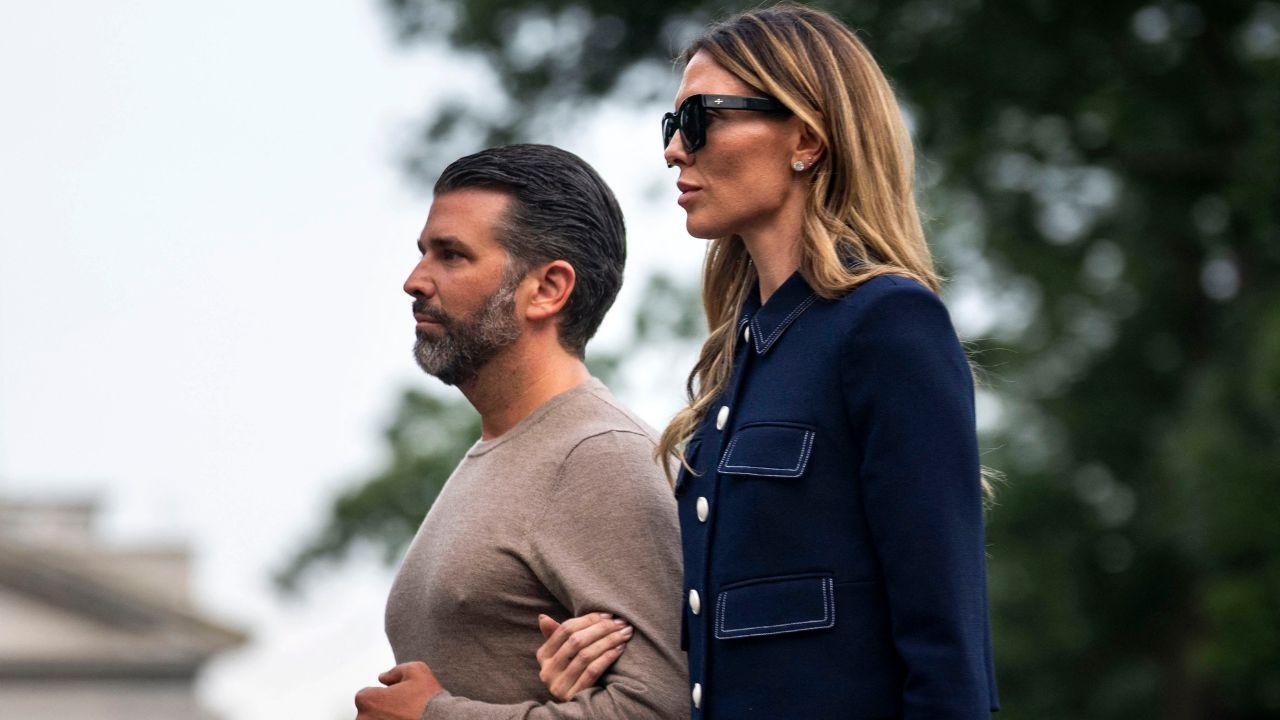 A photo of Donald Trump Jr. and Bettina Anderson