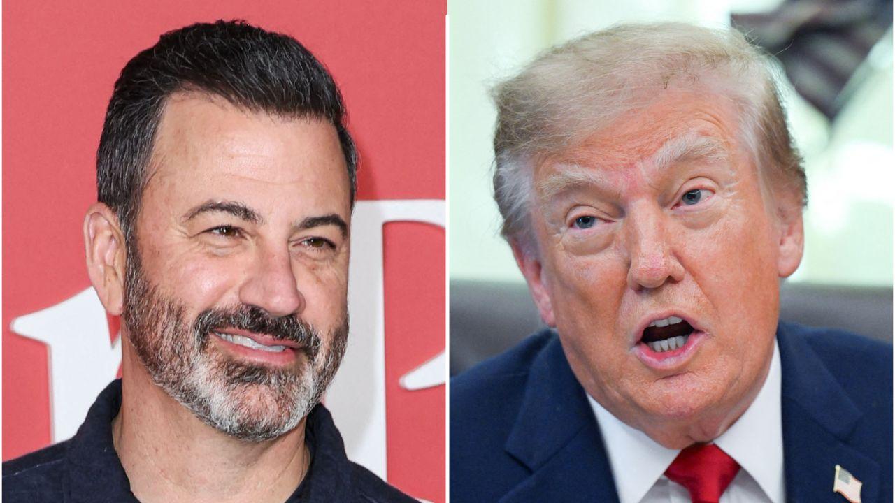 picture of Jimmy Kimmel and Donald Trump