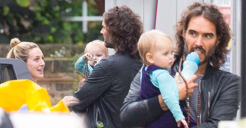Russell Brand baby daughter photo