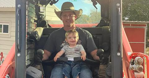 rodeo stars year old son awake after riding toy tractor into river kalliewright fb