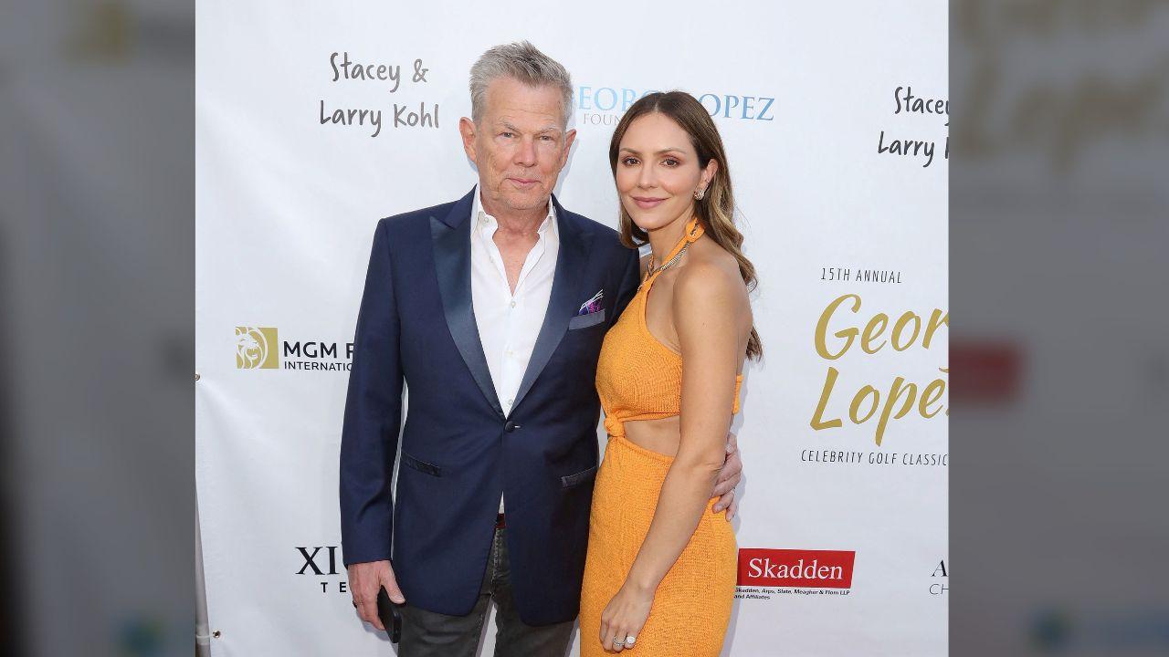 Photo of David Foster and Katharine McPhee