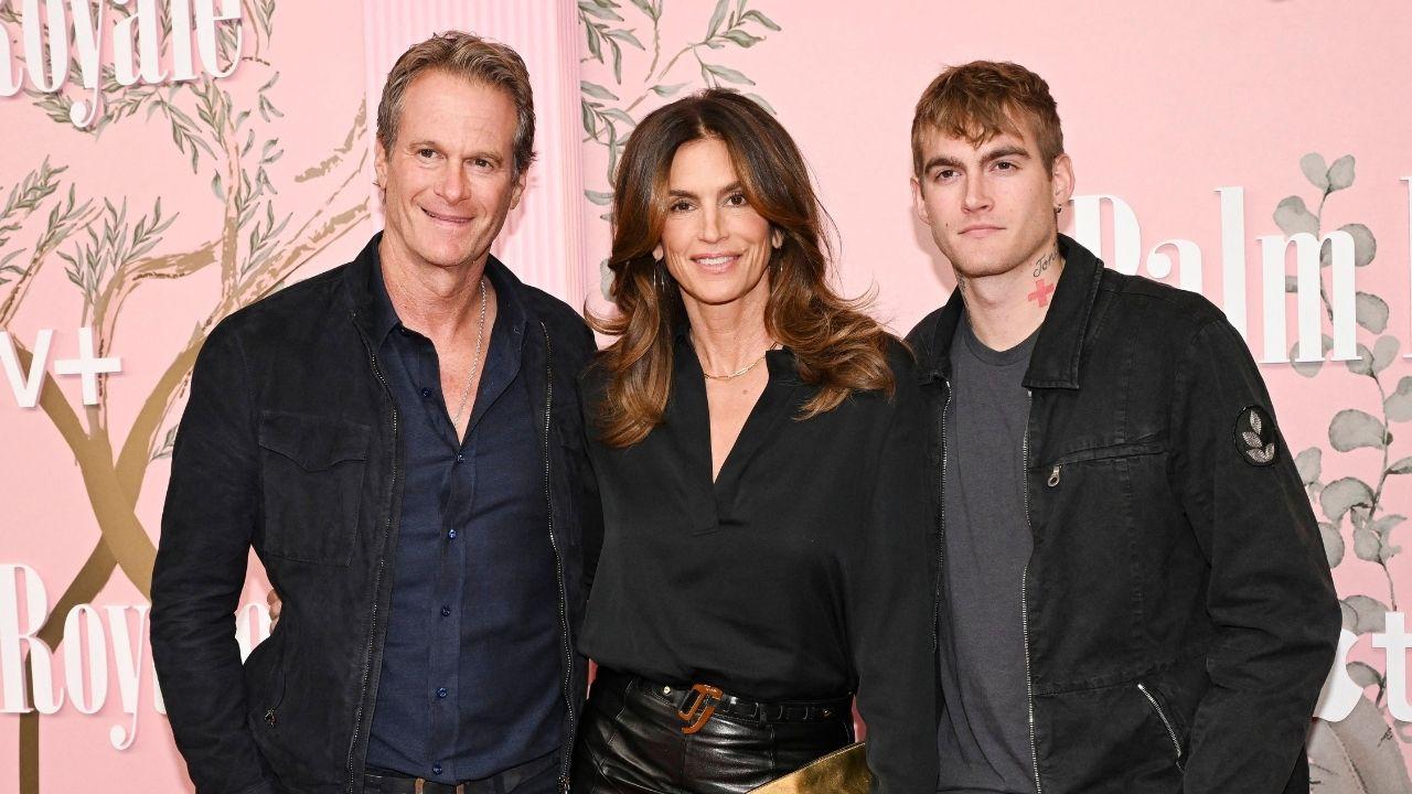 Photo of Rande Gerber, Cindy Crawford, Presley Gerber