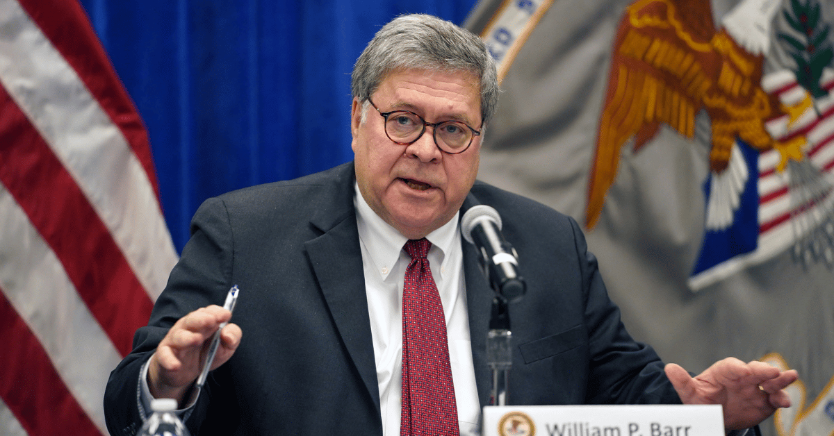 bill barr mocks donald trump