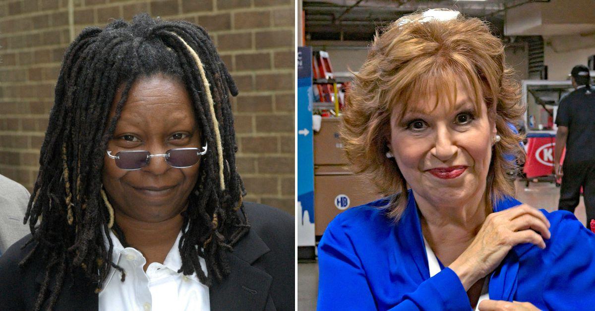 whoopi goldberg joy behar war shared dressing rooms the view