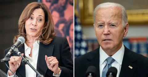 Kamala Harris and Joe Biden