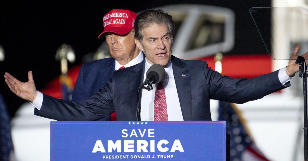 Donald Trump Talked Out Of Announcing 2024 Bid During Dr. Oz's Rally