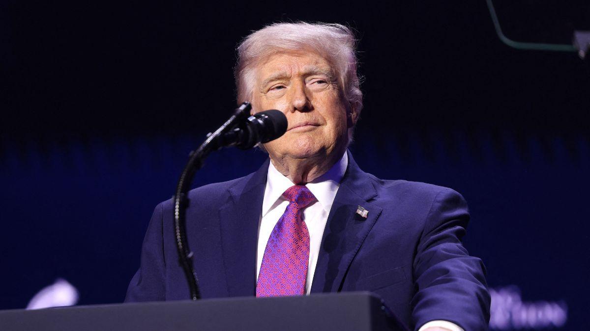 image of Trump drew criticism after telling a reporter 'quiet, quiet, piggy.'