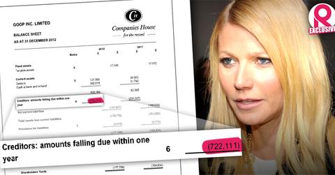 //gwyneth paltrow goop ceo quits corporate documents reveal k losses debts wide