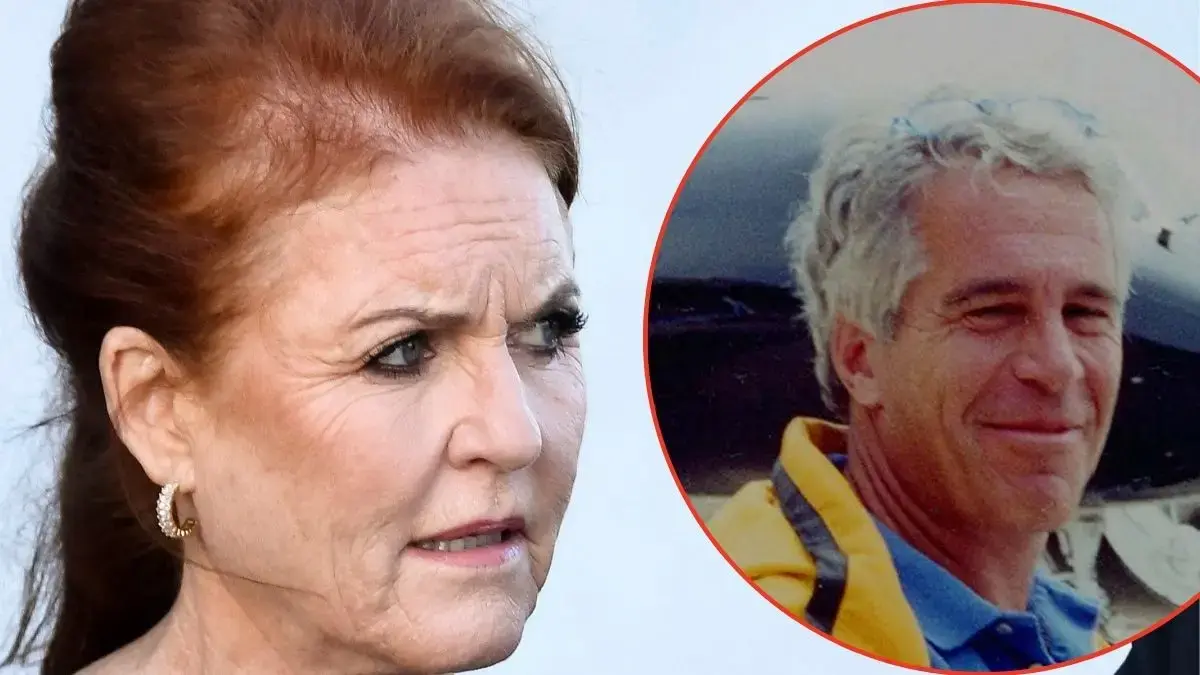 Photo of Sarah Ferguson, Jeffrey Epstein