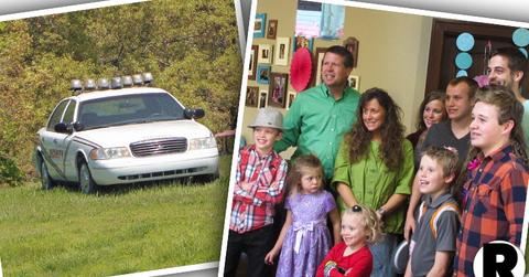 //duggar family home security decoy cop car pp