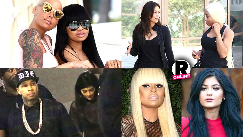 Kim Kardashian Kylie Jenner Blac Chyna Feud