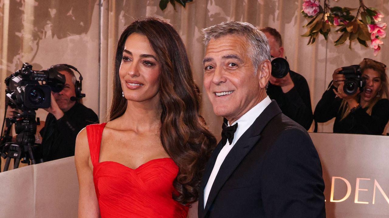 picture of George Clooney and Amal Clooney