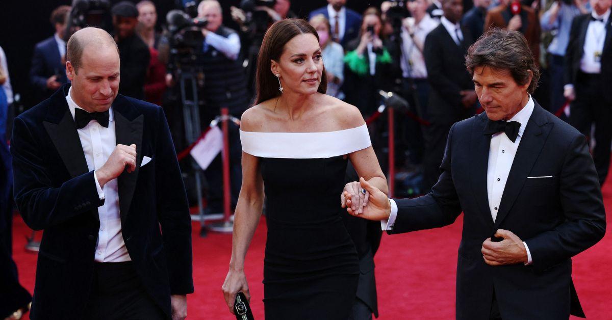 Photo of Prince William, Kate Middleton and Tom Cruise