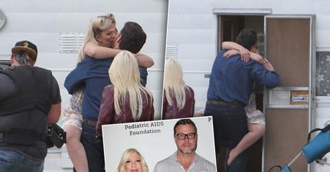 //Tori Spelling Dean McDermott Kiss Breakdown pp radar