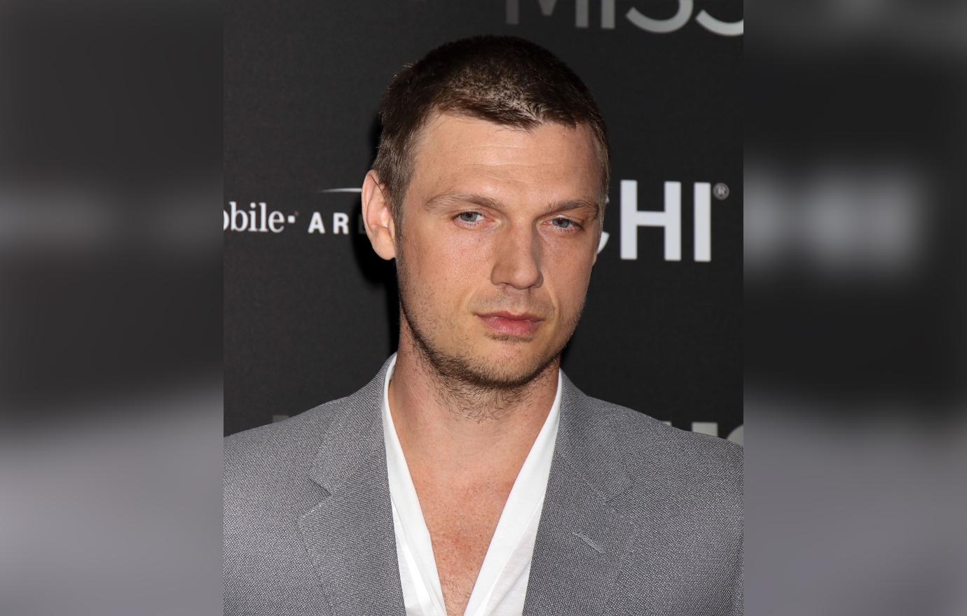 Nick Carter Closeup Looking Serious in 2016 Feud With Brother Aaron