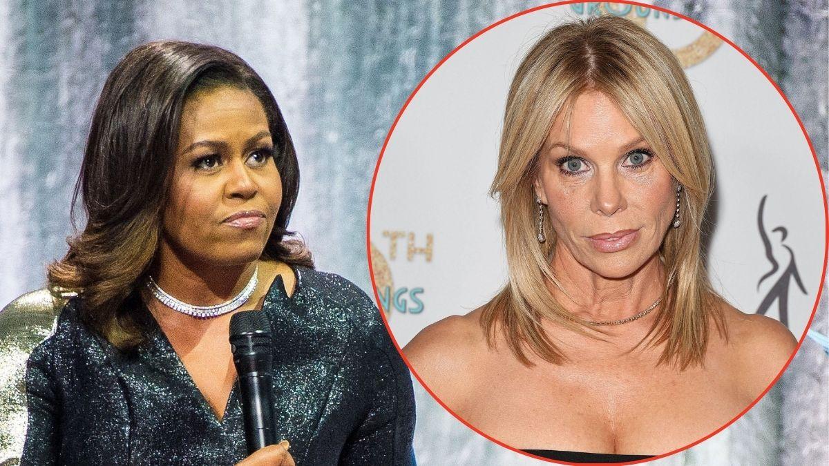 michelle obama bans cheryl hines larry david show
