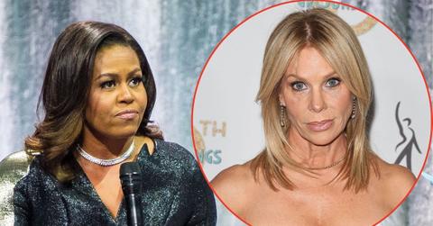 michelle obama bans cheryl hines larry david show