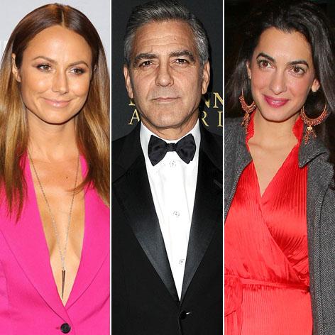 //george clooney stacy kiebler amal alamuddin love triangle square