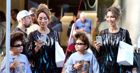 Farrah Abraham spoils herself and her daughter, Sophia as they are seen with their brand new $1200 iPhone 11 at the Grove in Los Angeles.