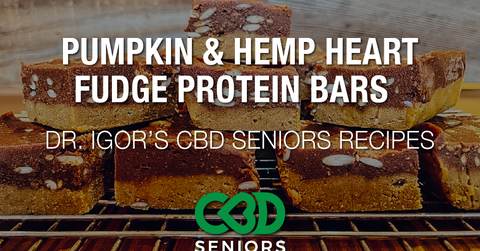 Dr. Igor’s Pumpkin & Hemp Heart Fudge Protein Bars Recipe