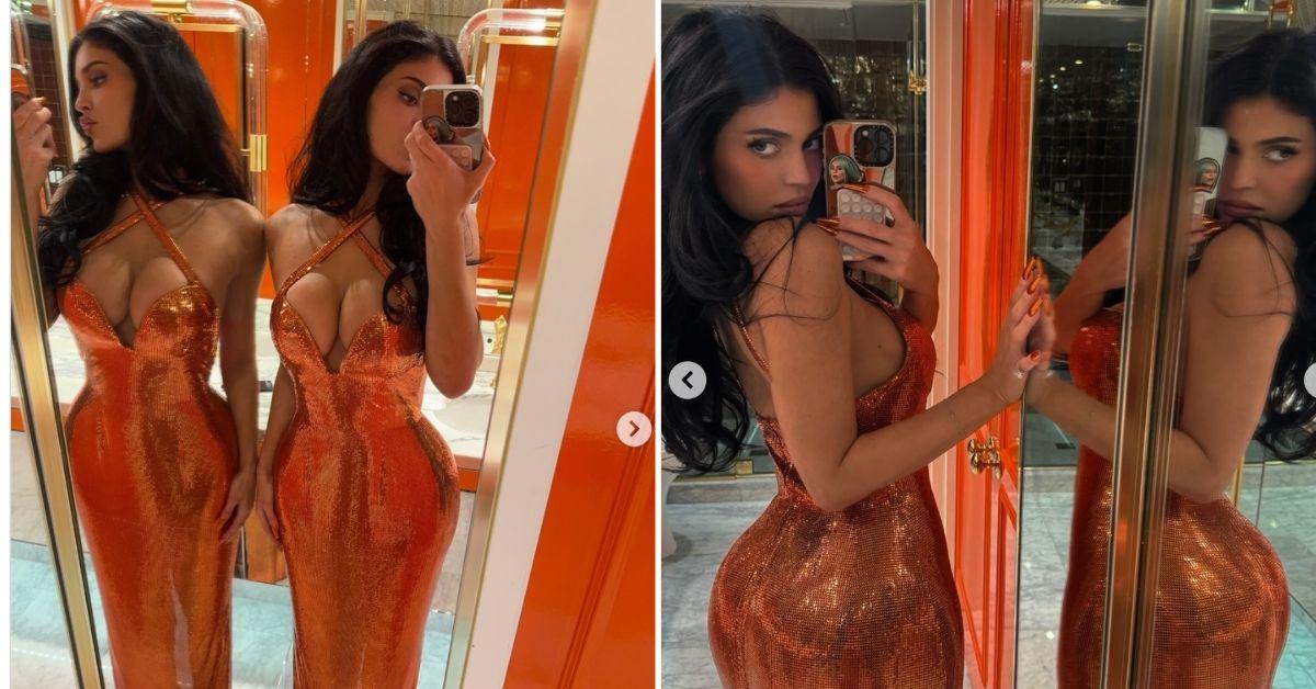 Image of Kylie Jenner supported Timothée Chalamet at the Palm Springs International Film Festival Awards.