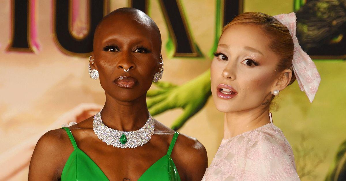 Photo of Cynthia Erivo and Ariana Grande