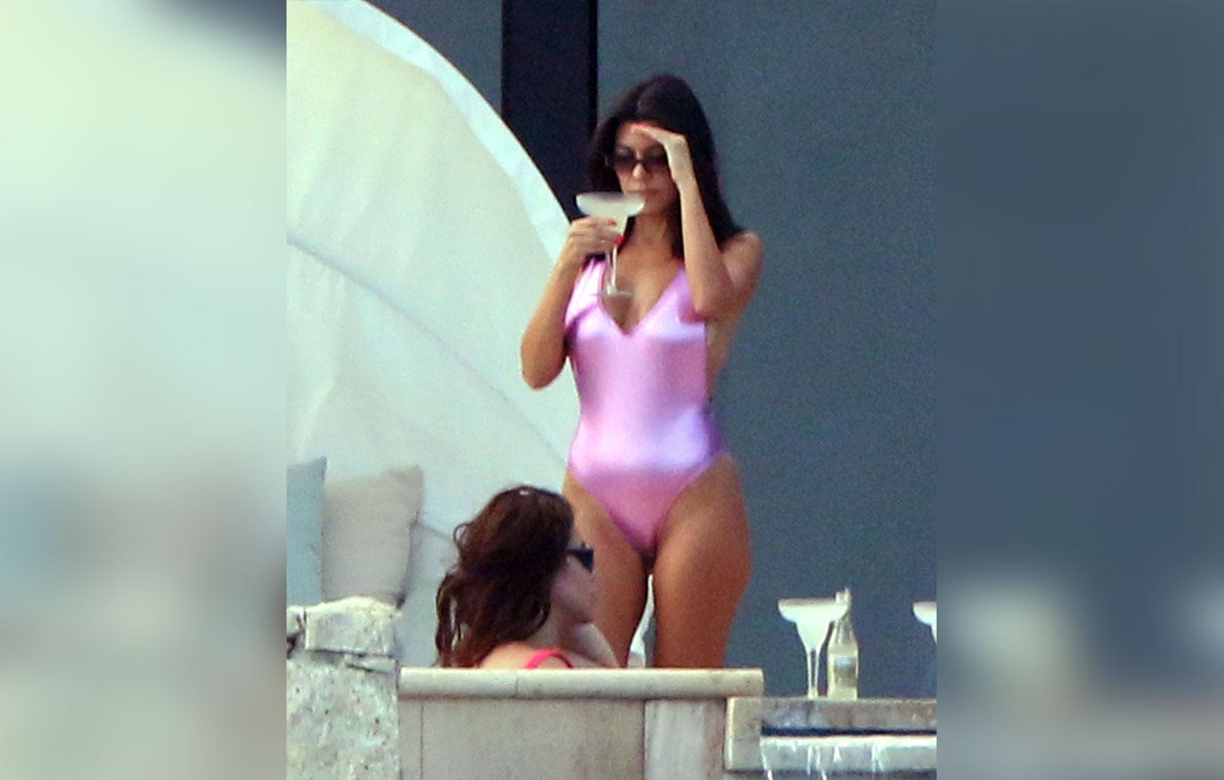 Stephanie Shepherd Pats Kourtney Kardashian’s Butt In Hot Tub