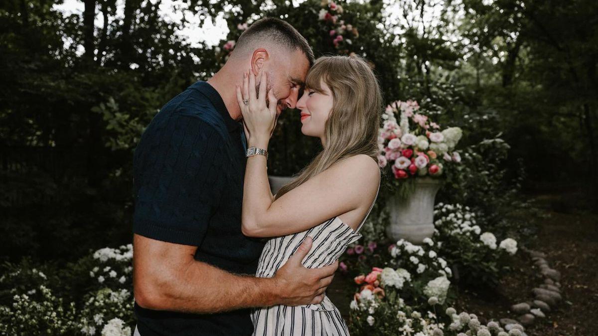 Photo of Taylor Swift and Travis Kelce