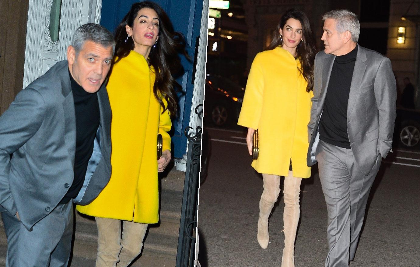 George Clooney Amal Hides Scary Skinny Body