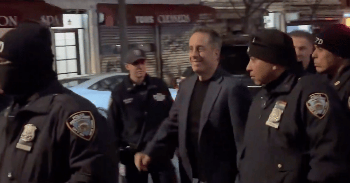 jerry seinfeld heckled by anti israeli protestors