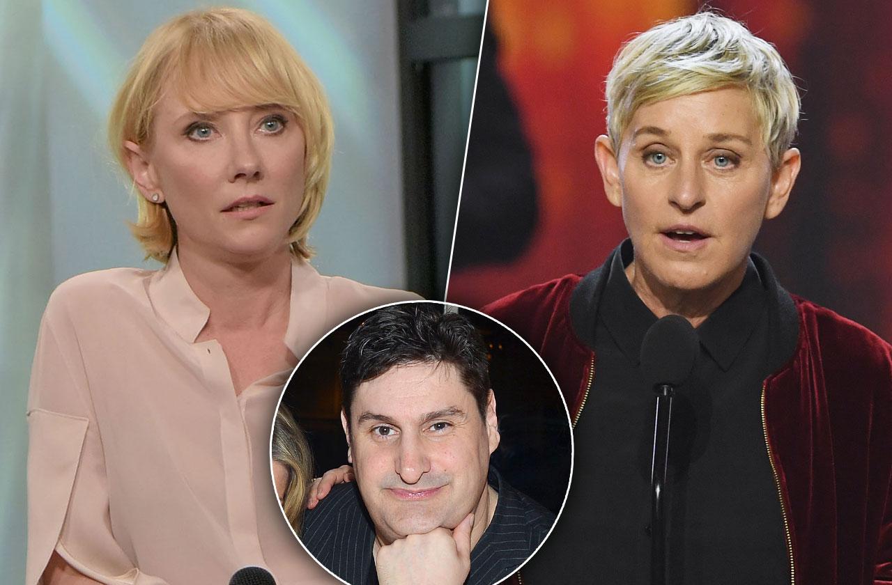 //Ellen DeGeneres Bans Ex Anne Heche From Show pp