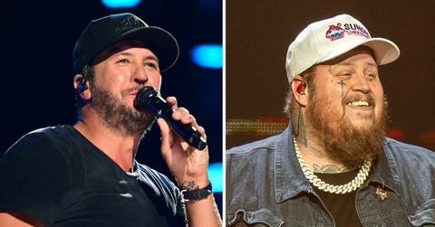 Composite photo Luke Bryan and Jelly Roll