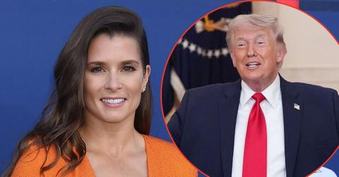 image of Danica Patrick and Donald Trump