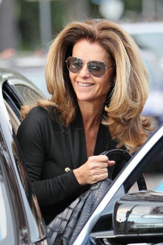 Maria Shriver Leaving A Salon In Beverly Hills After Getting Her Hair