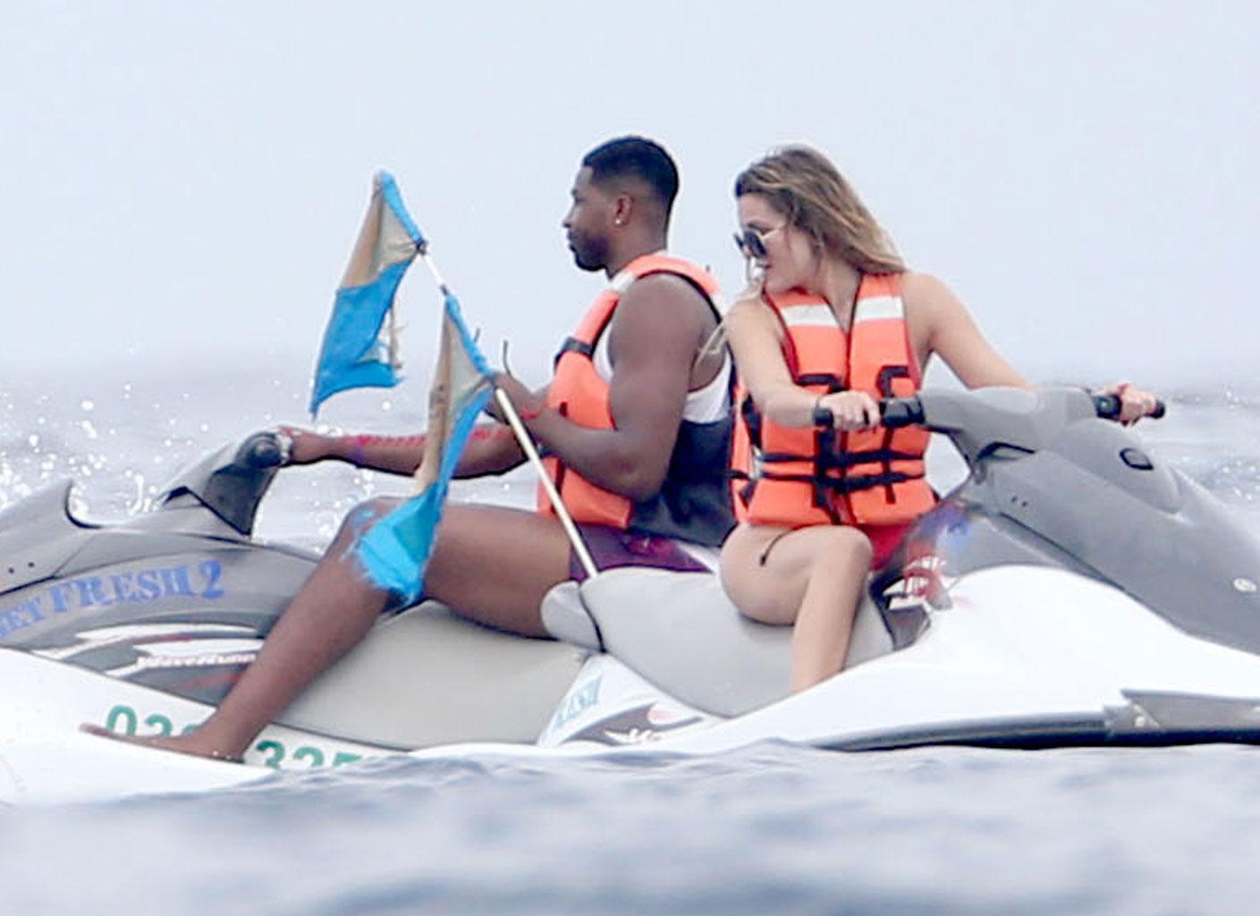 Khloe Kardashian Bathing Suit Butt Tristan Thompson Mexico