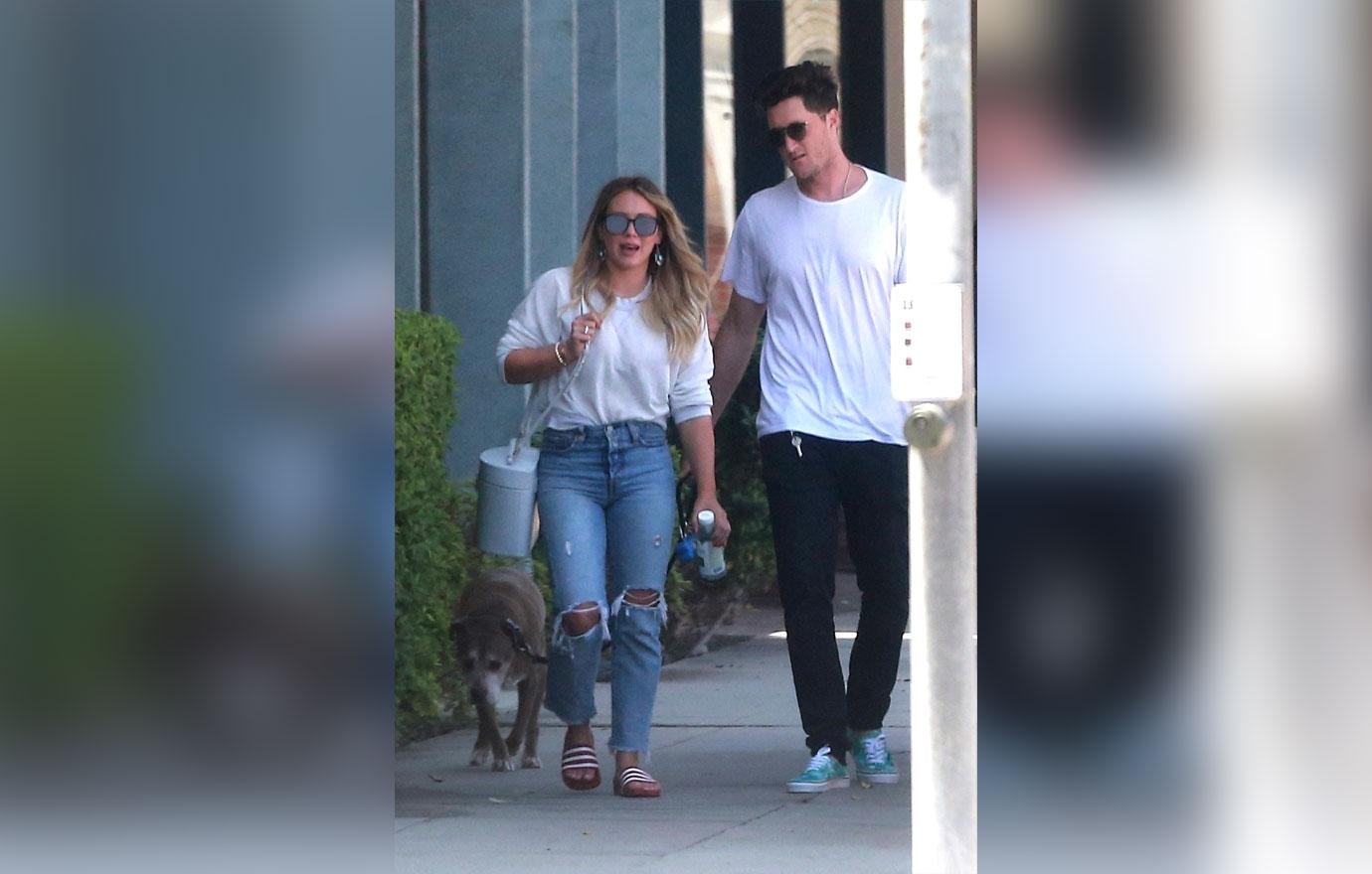 Hilary Duff PDA new man