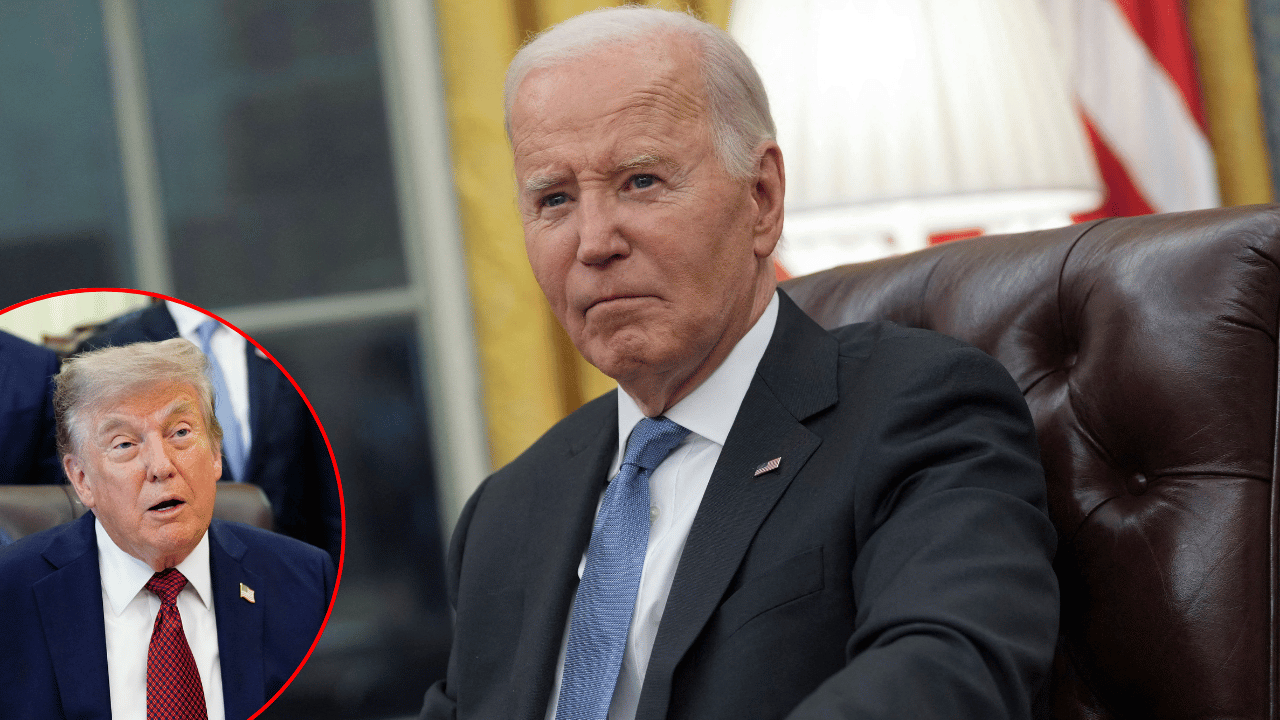 Photo of Donald Trump, Joe Biden