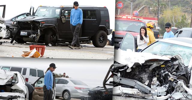 Bruce Jenner&rsquo;s Horrific Car Crash &ndash; 10 Photos From The Accident Scene