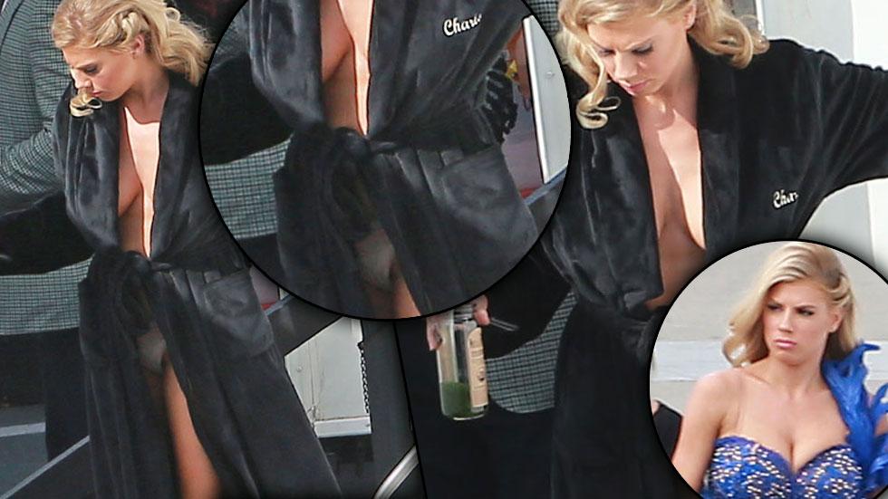 Side Boob Alert! Charlotte McKinney Lets It All Hang Out On 'DWTS