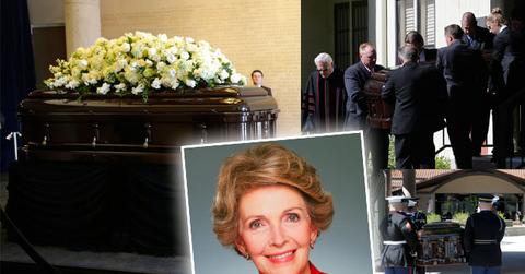 Nancy Reagan Dead Funeral