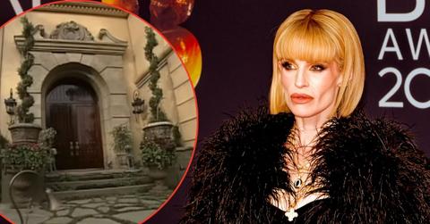 Photo of The Osbourne's front door and Kelly Osbourne