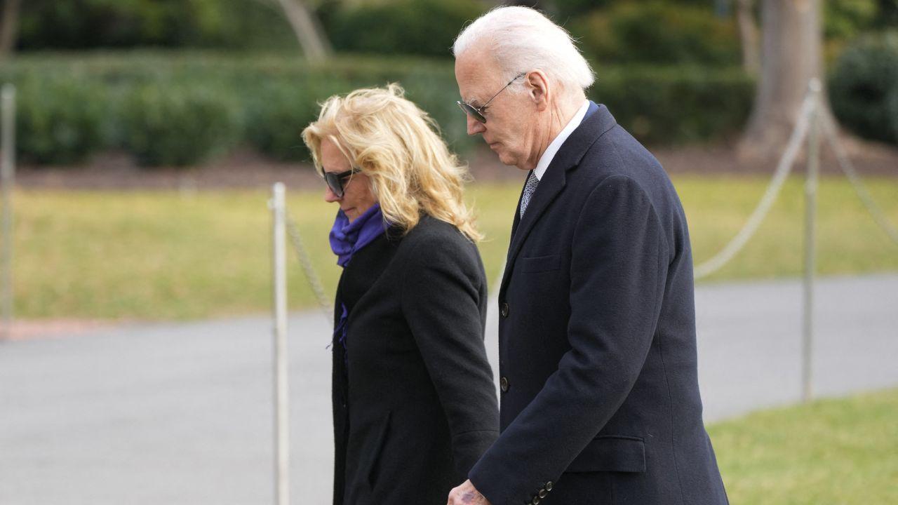 A photo of Joe and Jill Biden